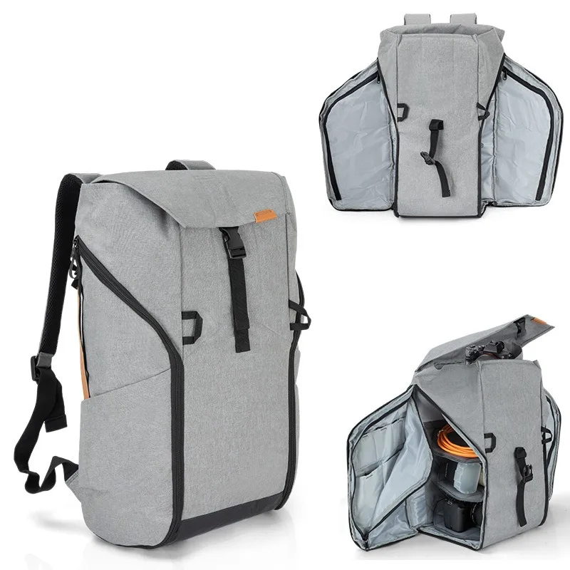 Photography Large Capacity Camera Waterproof Shockproof Backpack Nylon Men Women Travel Bag Fit 15inch Laptop DSLR Casual Case