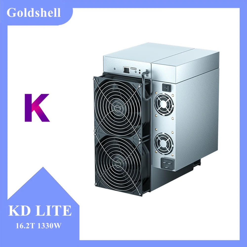 

Goldshell KDA Miner KD LITE 16.2T with 1330W Power Supply Included