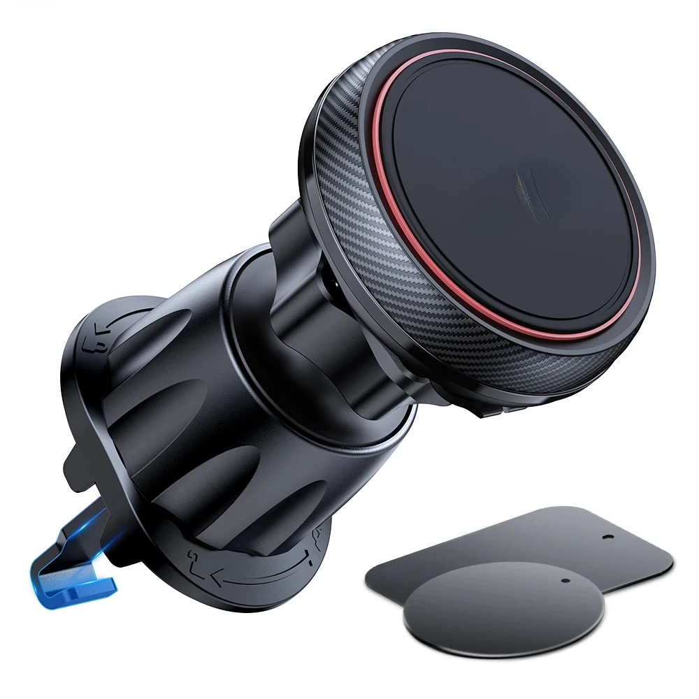 

ftvae Магнитный автомобильный держатель для телефона Подставка Магнитное автомобильное крепление Поддержка мобильного GPS-кронштейна в автомобильном вентиляционном отверстие для iPhone 14 13 Samsung Xiaom