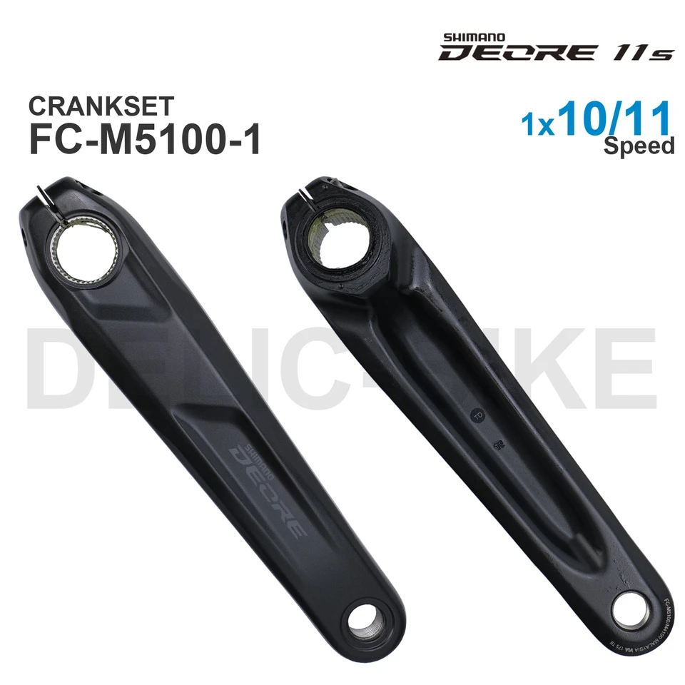 SHIMANO DEORE クランクセット FC-M5100 MTB バイク クランクは、1x10