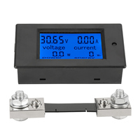 Current Meter Digital Voltmeter PEACEFAIR PZEM-051  6.5-100V Digital Electric Power Energy Voltage Current Meter LCD Ammeter