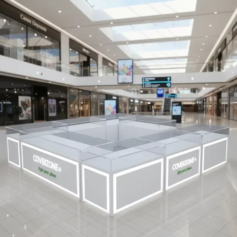 Key Sword Design LED Lighting Jewelry Display Cabinet & Kiosk Showcases with Waterproof Eco-Friendly Features for Sale Used