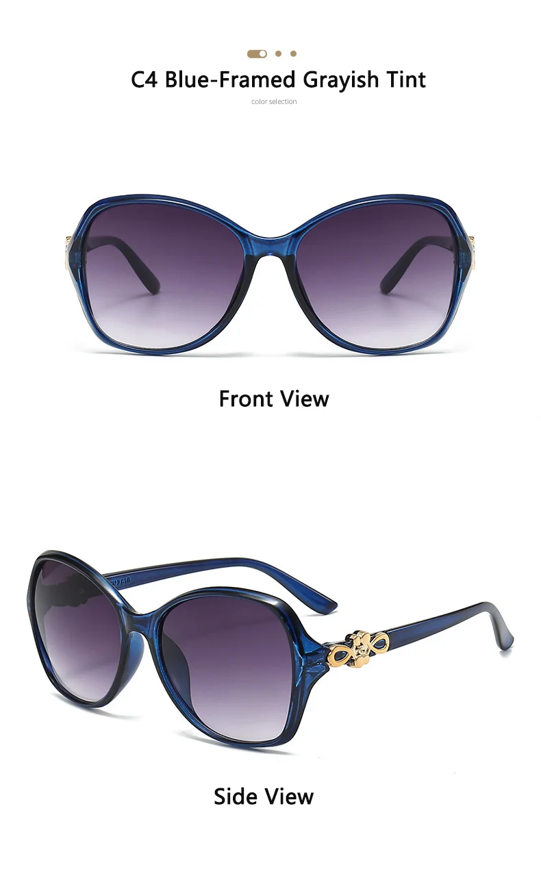 Neue grenzüberschreitende High-End-Sonnenbrille mit großem Rahmen zum Abnehmen im koreanischen Stil, trendige und modische Instagram-Sonnenbrille mit Sonnenschutz 2610 – Detail 13