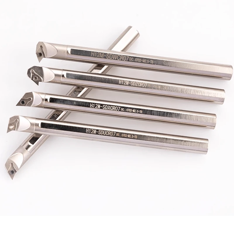 عالية السرعة الصلب أربور أداة مخرطة عمود تخريم SDQCR07 SDUCR07 SDXCR07 قطر صغير ثقب عميق مملة القاطع DCMT كربيد إدراج