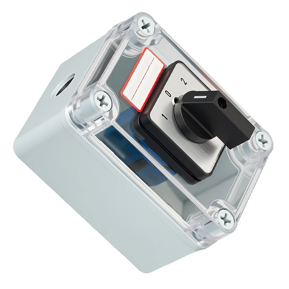 20A Rotary Cam Changeover Switch SZW26-20 3 Pole with IP65 Protection for Dual Power for source Switching in Power