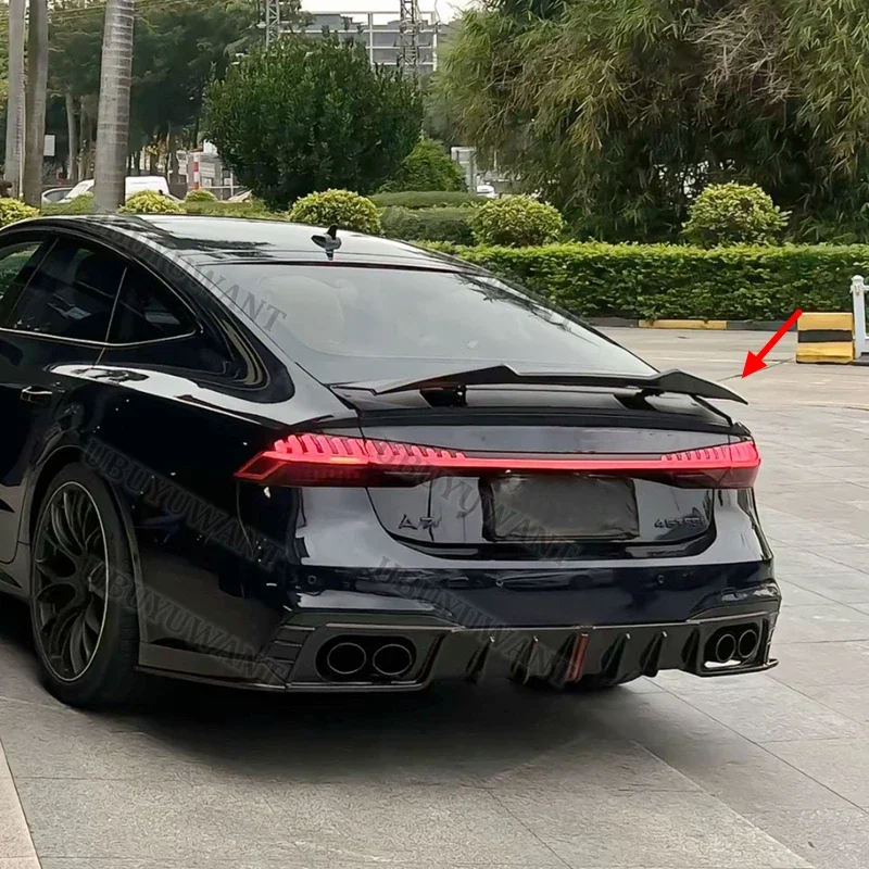 Für Audi A7 S7 RS7 C8 Carbon-Heckflügel Kofferraumspoiler 2019-2025