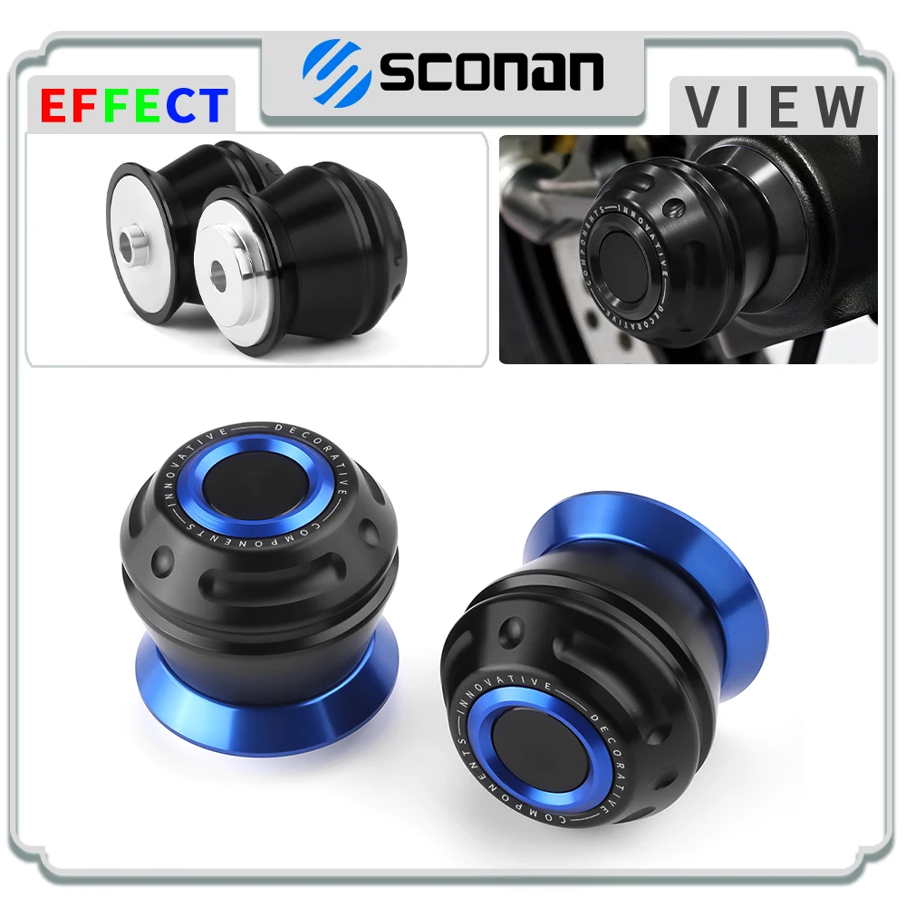 

For FZ07 FZ-07 2014-2020 2021 2022 2023 2024 Front Wheel Protector Axle Fork Crash Protect Slider Motorcycle Accessories 2024