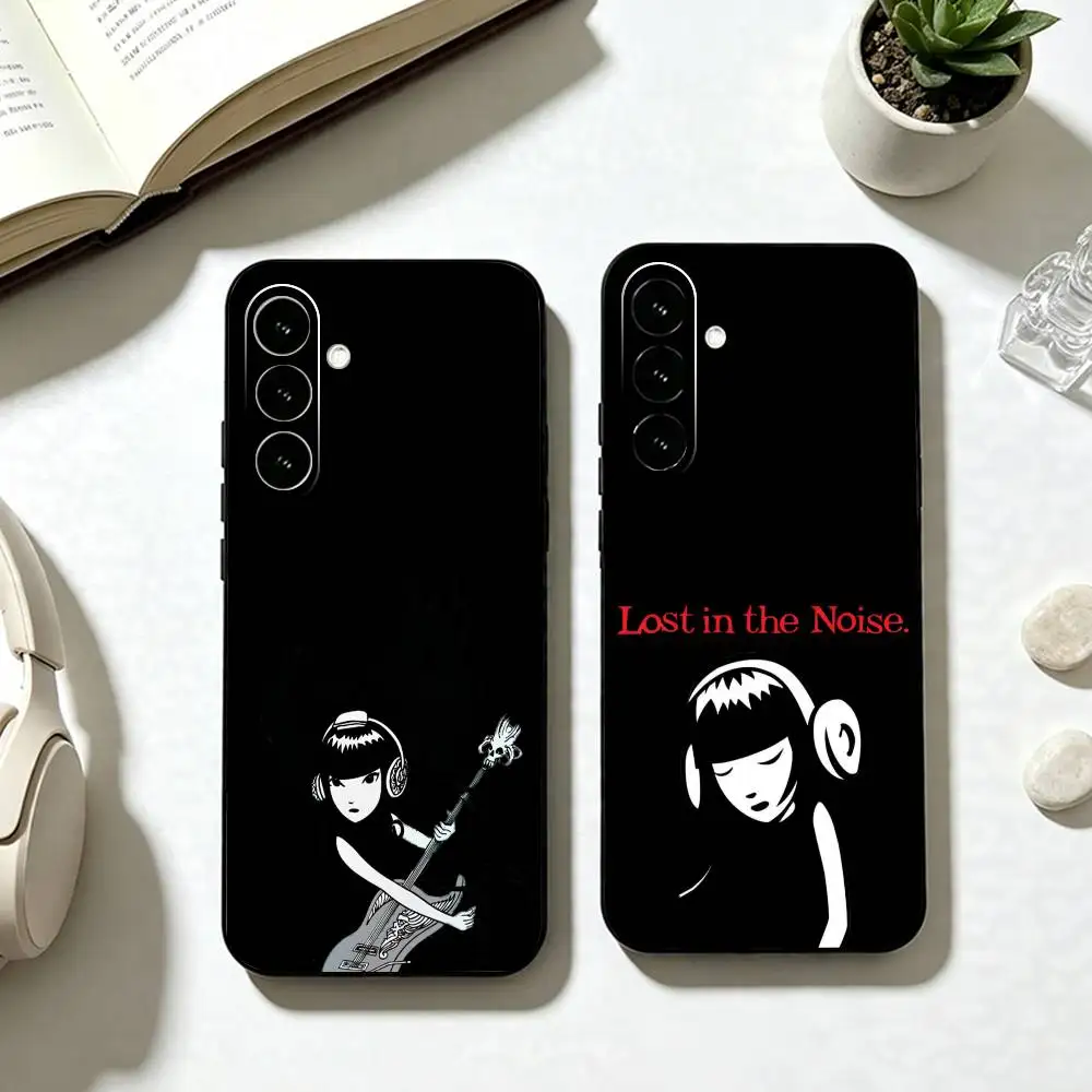 E-Emily the Strange  Phone Case For Samsung Galaxy A73,A72,A71,A70,A53,A52,A51,Soft Silicone Black Cover