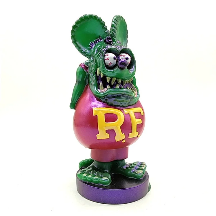 Green Red Rat Fink Figure Roth Ed Big Daddy Funko Bobblehead Wacky Wobbler No Box