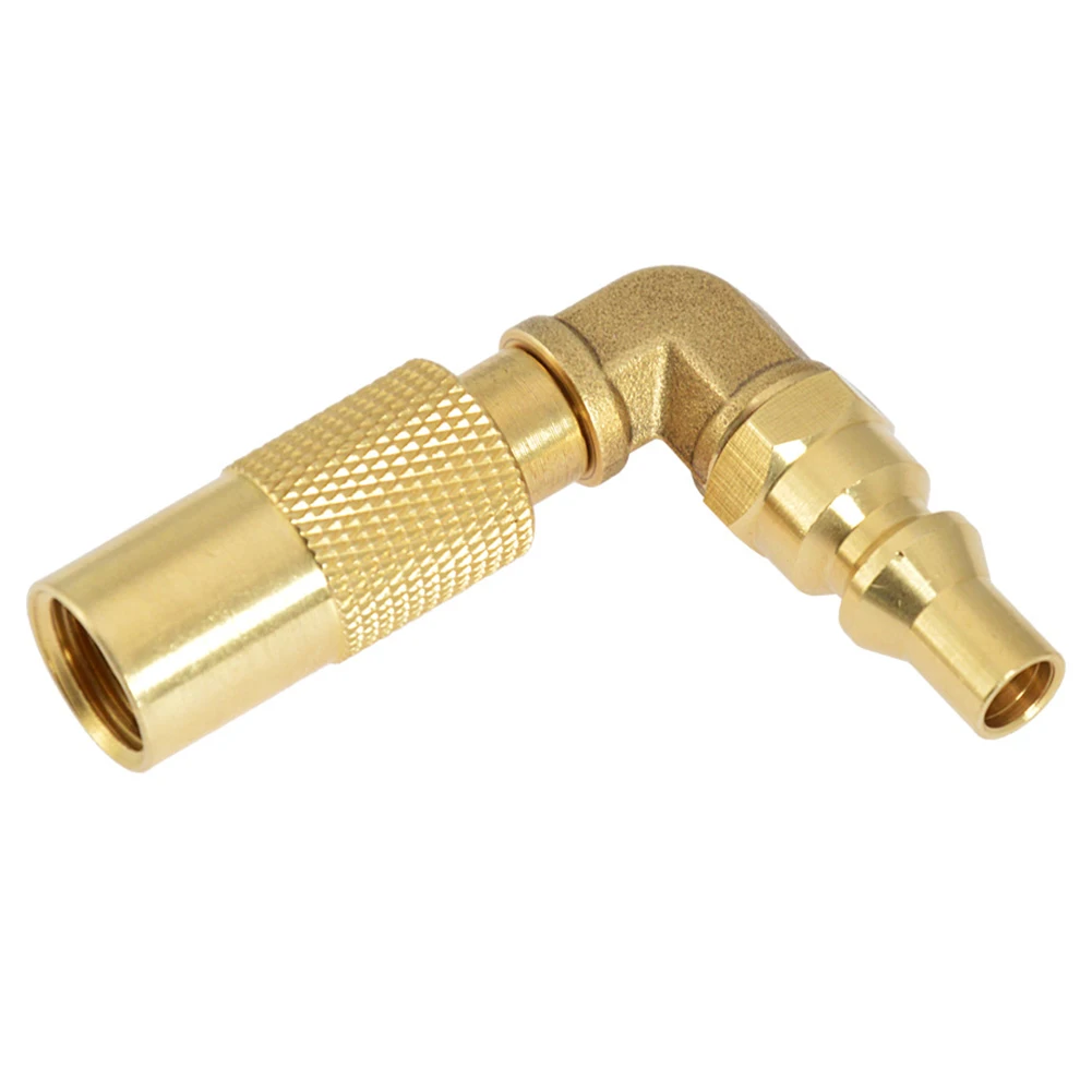 User Friendly Oven Propane Connection Adapter Quickly Changes from a Standard Size of 9/16 inch to a Secure Fit of 1/4 inch