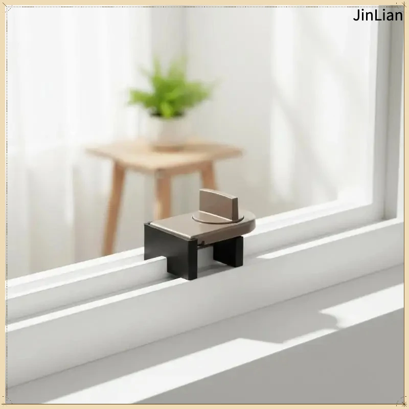 High-Security Sliding Door Lock with Easy No-Drill Installation for Home and Window Safety
