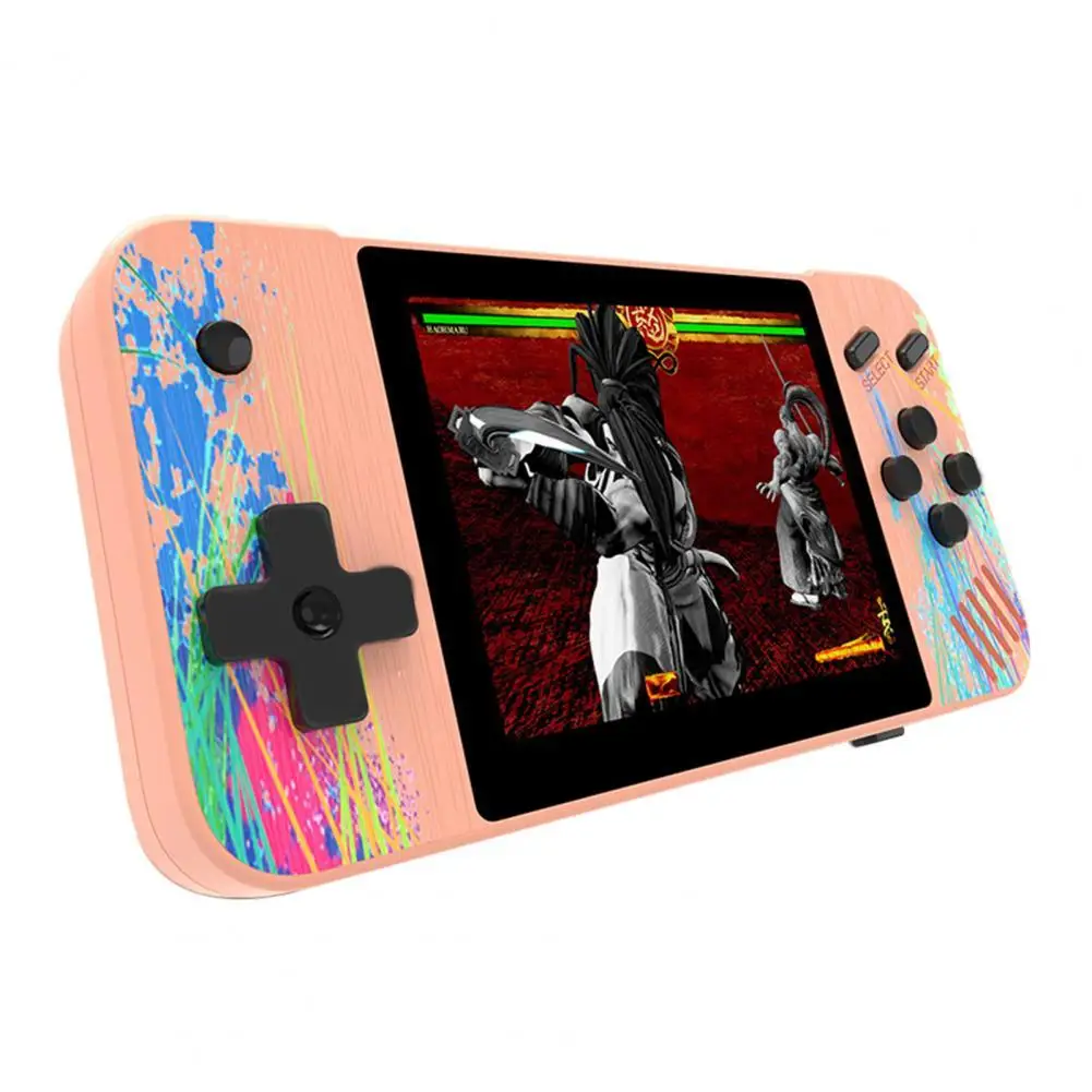 G3 Game Console High Resolution Long Standby Time Game Device Ergonomic Nostalgic AV Output Handheld Gaming for Kids