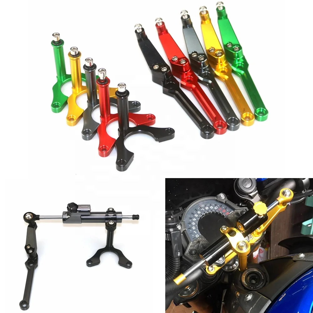 

High Quality Motorcycle CNC Stabilizer Damper Complete Steering Mounting Bracket For KAWASAKI Z900 2017 2018 2019