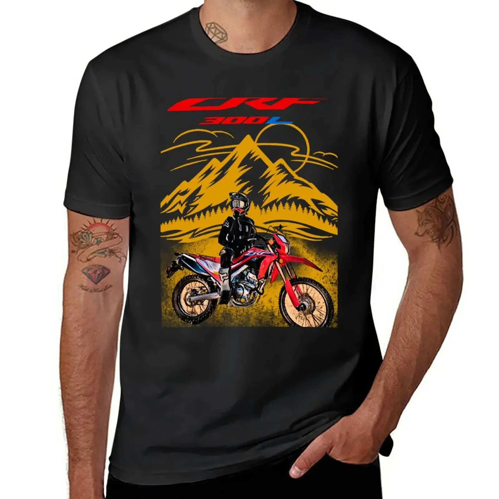 

CRF 300 L Mountains T-Shirt sweat shirts graphic tees plus sizes mens graphic t-shirts