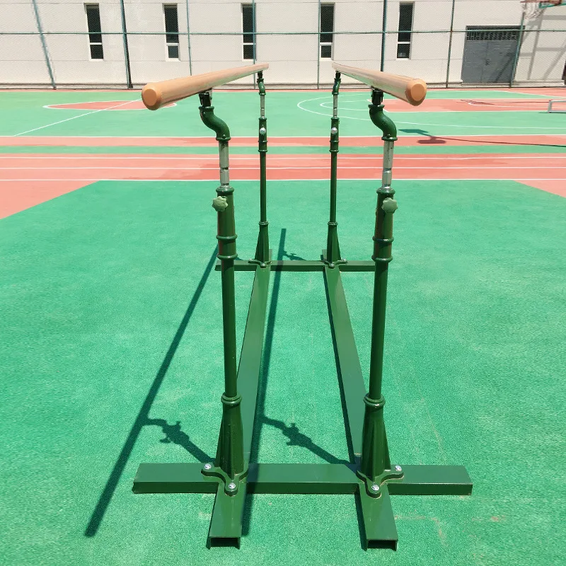 2026 Outdoor Green Parallel Bars Gym Adult Parallel Bars Outdoor Fitness Equipmentpromote sales