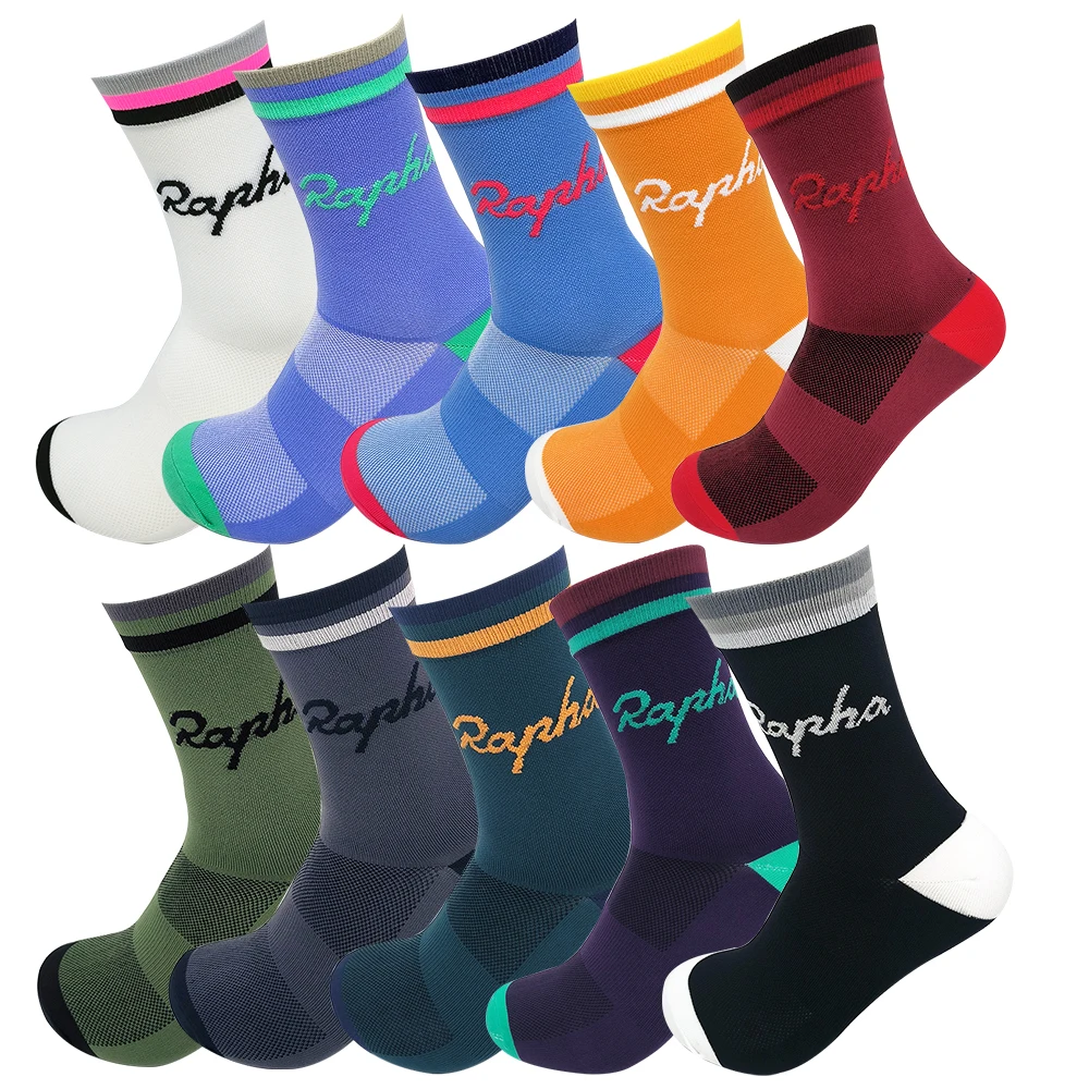 New cycling specific socks that absorb sweat, are breathable and durable, suitable for all seasons in mountain riding