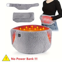 Electric Heating Abdomen Belt Adjustable Waist Heated Therapy For Menstrual Lumbar Pain Cramp Relief Uterus Hand Warmer Winter