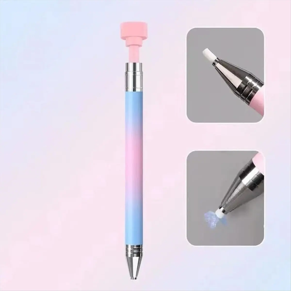 Reliable- New Upgrade Automatic Refillable Wax Pen,  Art Pen with Wax for DIY Craft (Blue+Pink)