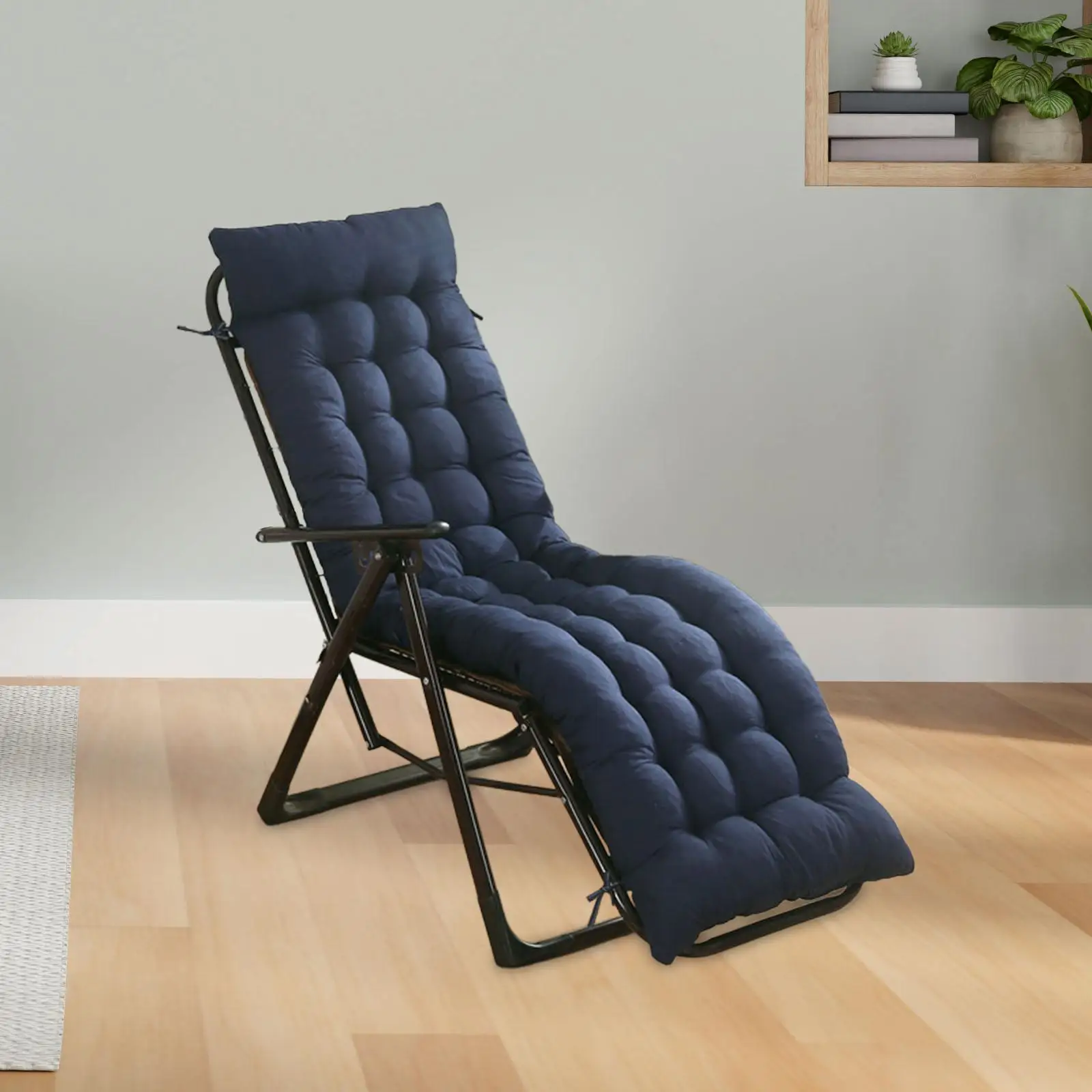 

Lounge recliner Cushion with Backrest Lightweight Soft Nonslip Comfortable