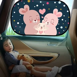 Car Sun Shade UV Protection Electrostatic Adsorption Car Window Sunshade For Kids Universal Auto Curtain Outdoor Sunscreen