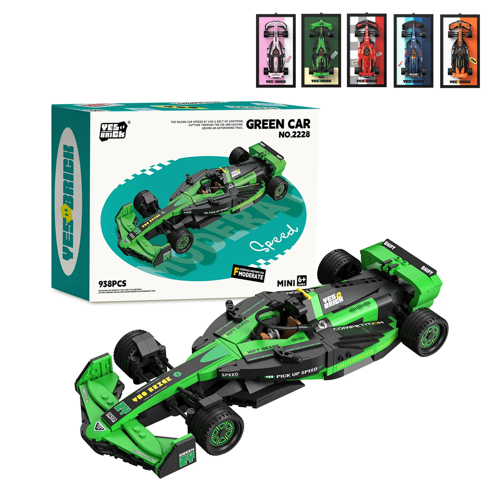 

WLtoys F1 Racing Car Building Blocks Sport Drift Remote Control Speed Vehicle Bricks Toy for Children Festival Gifts