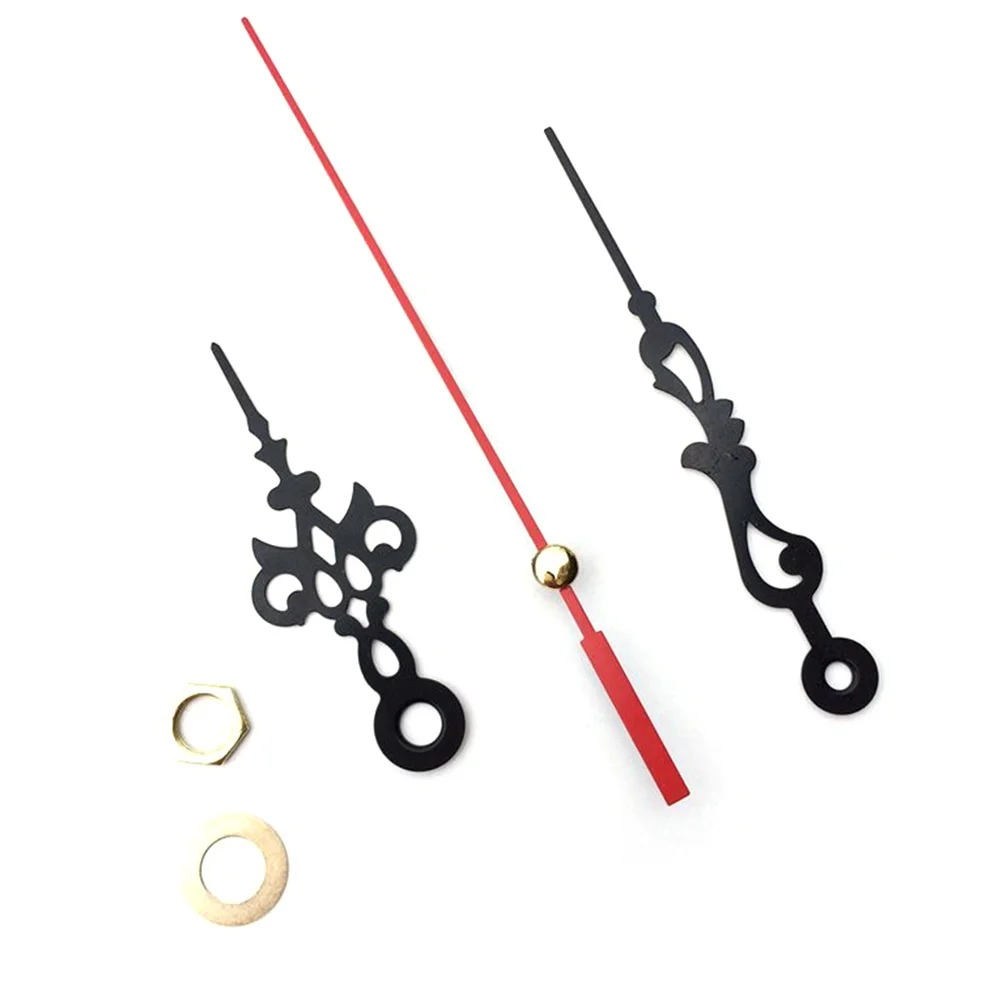 5 قطعة مجموعة الأيدي على مدار الساعة 3 الوقت الأيدي الجوز طوقا سهلة التركيب خدمة طويلة الحياة الصامتة الدقة إصلاح استبدال جعل #2