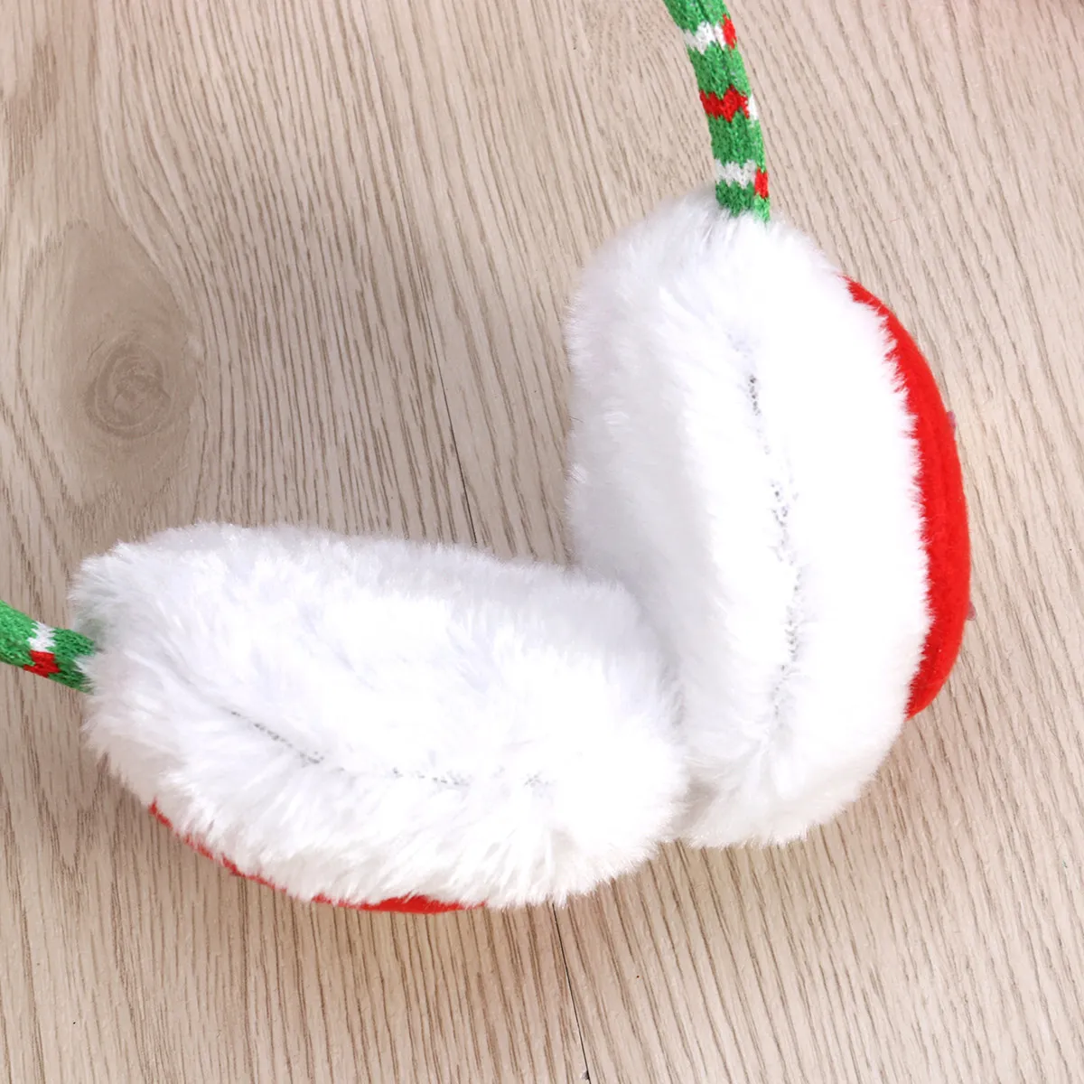Christmas Ear Warmers One Size Fits Most Adults Anti-Slip Warm Winter Ear Covers Holiday Party Costume Prop Bear Design