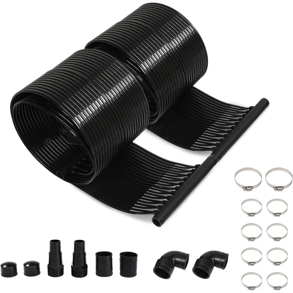 

4-Piece 1.2T x 20T Pool Heater Panel, High-Efficiency System for Above Ground and Inground Pools