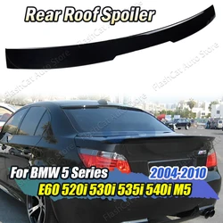 E60 Tailgate Roof Middle Tail Wing Body Kit Car Rear Trunk Spoiler For BMW 5 Series E60 520i 520d 525i 530i 530d M5 2004-2010