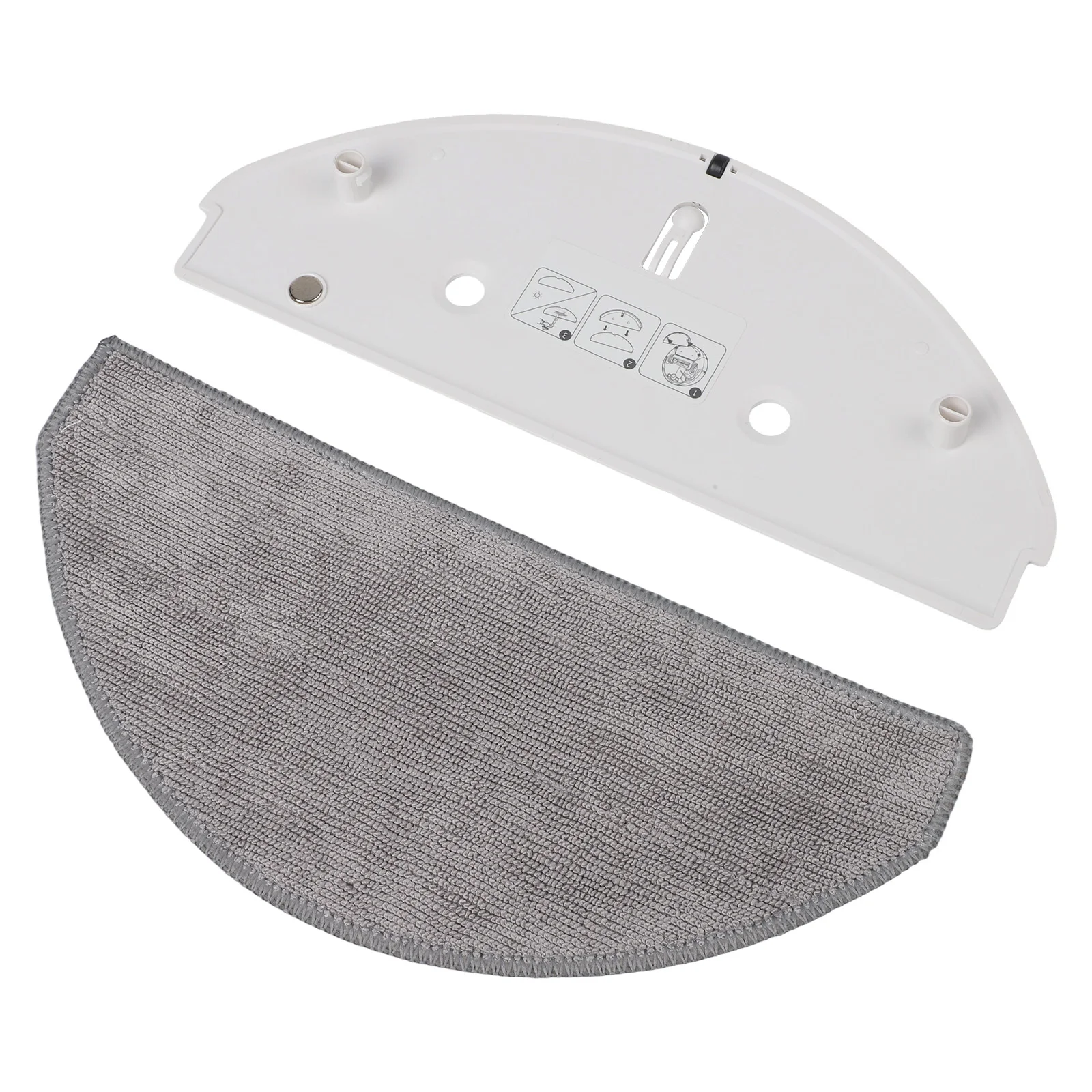 

1 Set Mop Bracket With Mop Cloths For Roomba For Combo Essential (RVG-Y1, Y0112/Y0140/Y0110) Robot Vacuum Cleaners Accessories