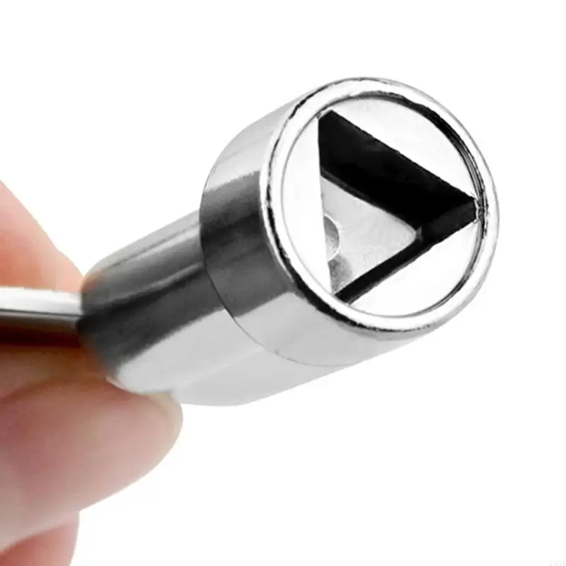 Llave inglesa triangular 24BA, llave bloqueo Triangular Matel, llave utilidad Universal para cerradura Panel triangular