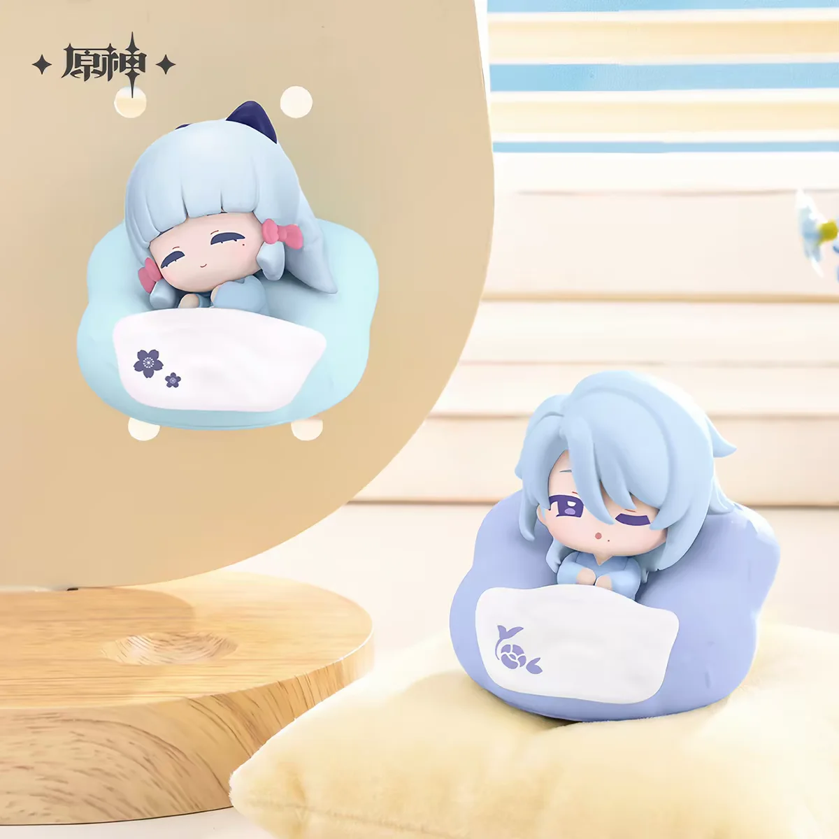 Hot Original Genshin Impact Cloud Pillow Dream Series Chibi Fridge Magnet Blind Box Pack Cute Anime Figure toy Birthday Gift - view 4