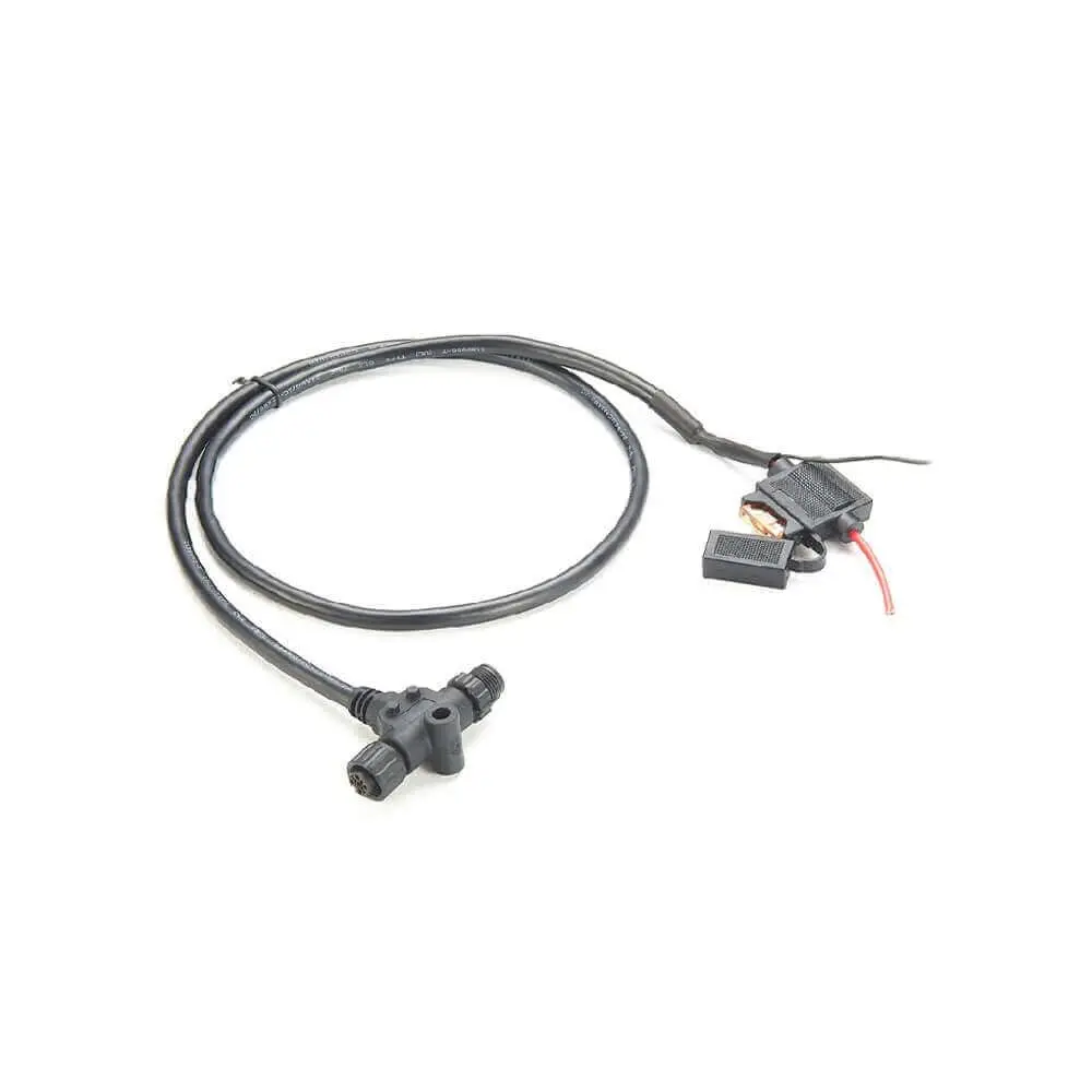 NMEA 2000 Compatible T Connector Power Cable with Fuse M12 5 Pin Male and Female Power Connector 