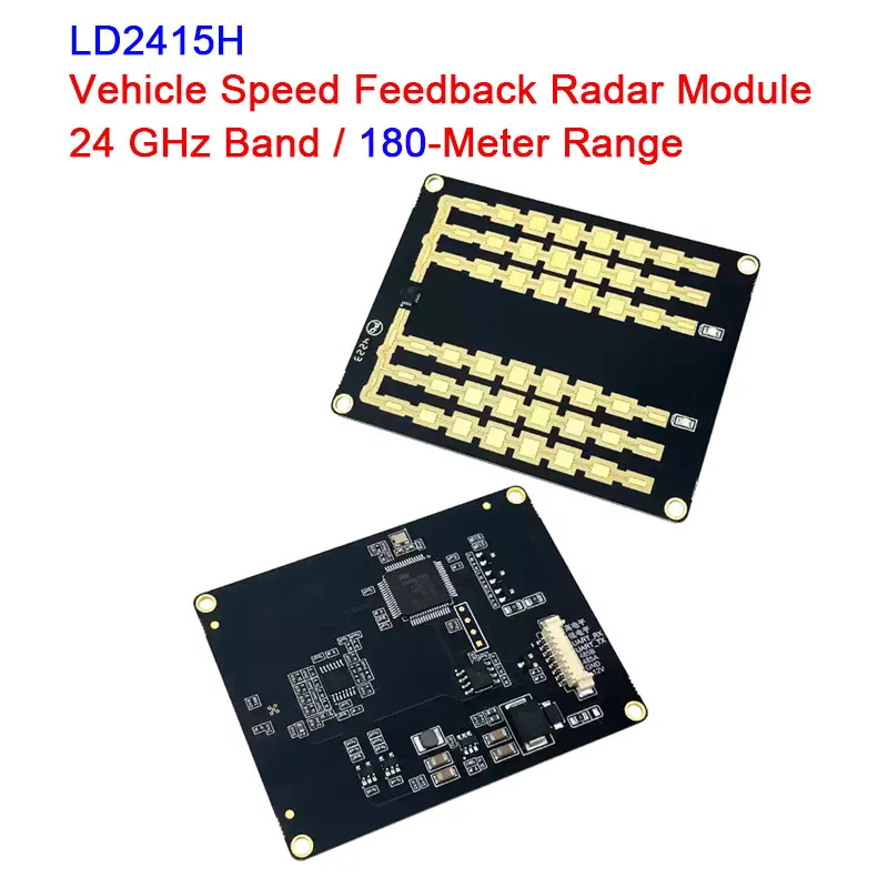 HLK-LD2451 LD2415H LD2417 24Ghz Road Vehicle Car Status Detection Sensor Ranging Speed Module Millimeter Wave Radar Blind spot