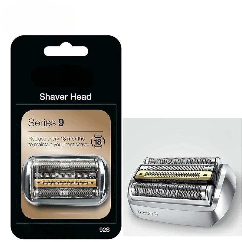 For Braun Series 9 Electric Shaver Replacement Head - 92S - Compatible with all Series 9 ,9385cc, 9390cc, 9330s, 9296cc