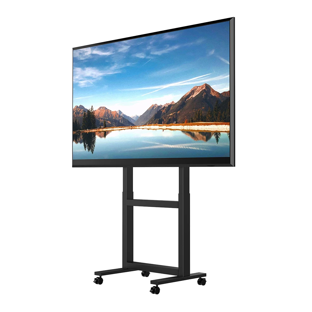 Stand Height Adjustable Automatic Motorized TV 2025 New Contuo Electric Mobile Tv  Lift Hand Control