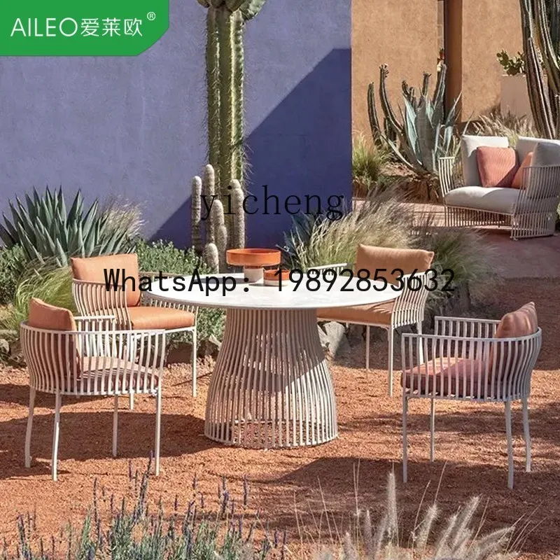 

X2 outdoor tables and chairs leisure outdoor furniture aluminum alloy waterproof chair home decoration accessories