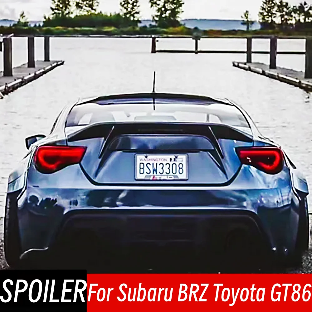 

For 2012-2020 Subaru BRZ Toyota GT86 Real Carbon Fibe Rear Trunk Lid Duck Spoiler Wings Car Exterior Tuning Accessories Parts