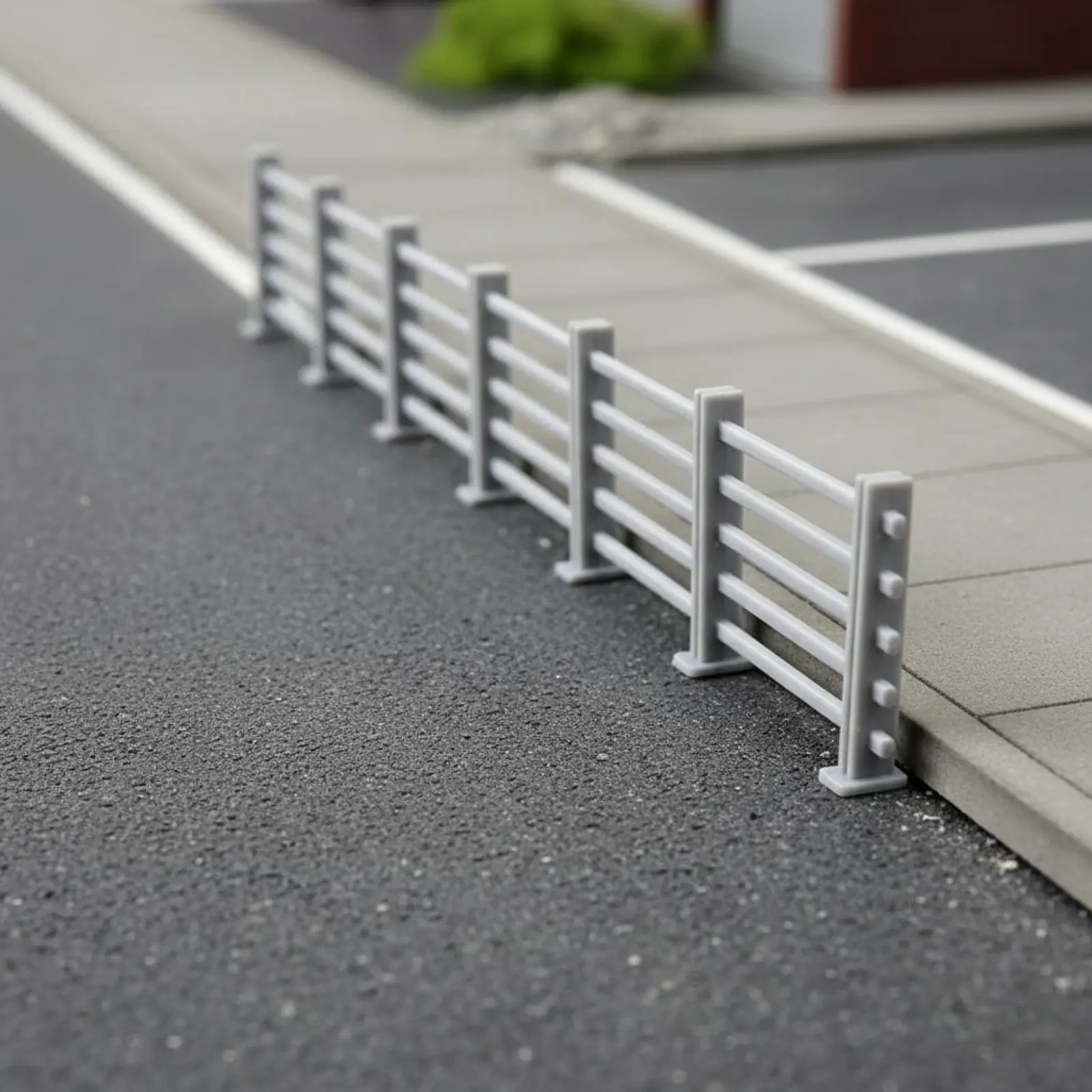 

Model Road Railing DIY Miniature Roadside Fence Road Guardrail Realistic Dollhouse Railing Long-Lasting for Hobbyists