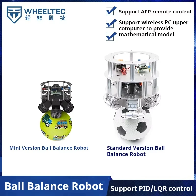 BallBot Intelligent Ball Balancing Robot with APP Remote Parameter Adjustment for Advanced Secondary Development in Robotics