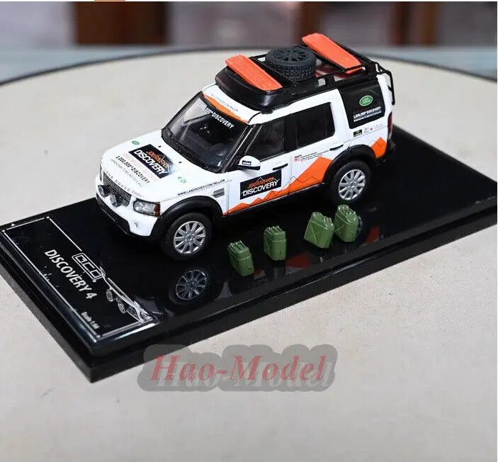 GCD 1/64 Dla Land Rover Discovery 4 G4 Alloy Diecast Model samochodu Zabawki symulacyjne Chłopcy Prezenty urodzinowe Hobby Wyświetlacz Ozdoby Czarny