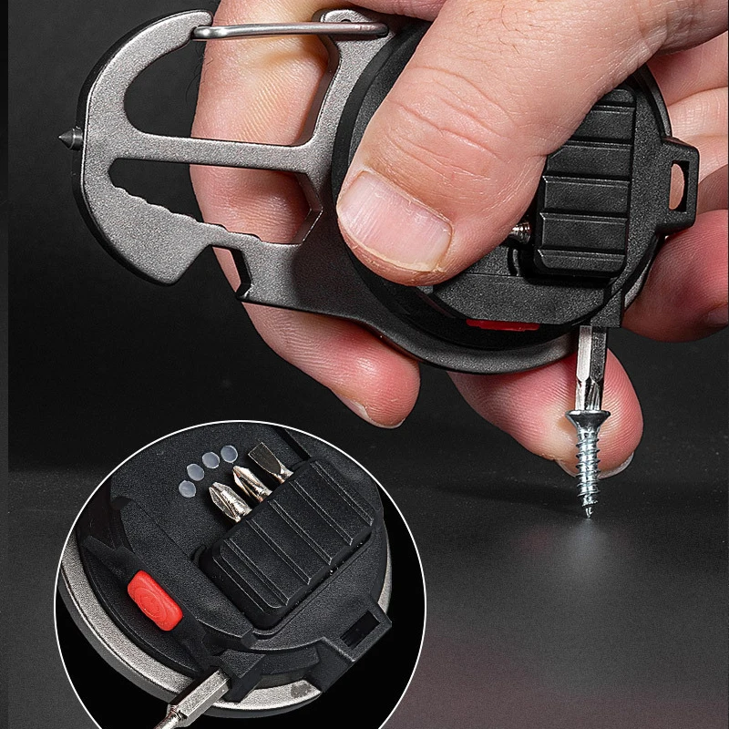 Outdoor Portable EDC Mini LED Keychain Strong Light Portable Flashlight Tool