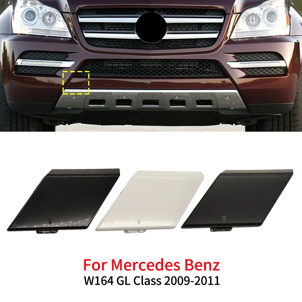 

For Mercedes X164 Car Front Bumper Tow Hook Cover Cap Black For Benz GL Class 2009-2011 GL300 GL350 GL400 GL450 1648846622