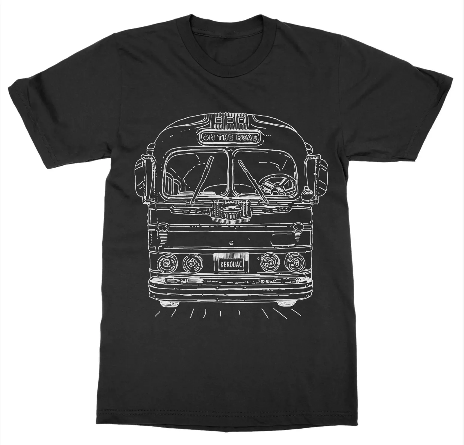 On the Road Jack Kerouac Vintage T-shirt T-shirt for Men and Women