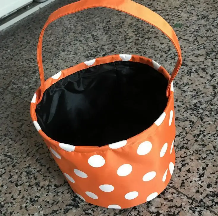 Halloween Bucket Gift Girls Boys Child Candy Bag Halloween Handbag Spirit Festival Storage Basket Party Supplies Wholesale