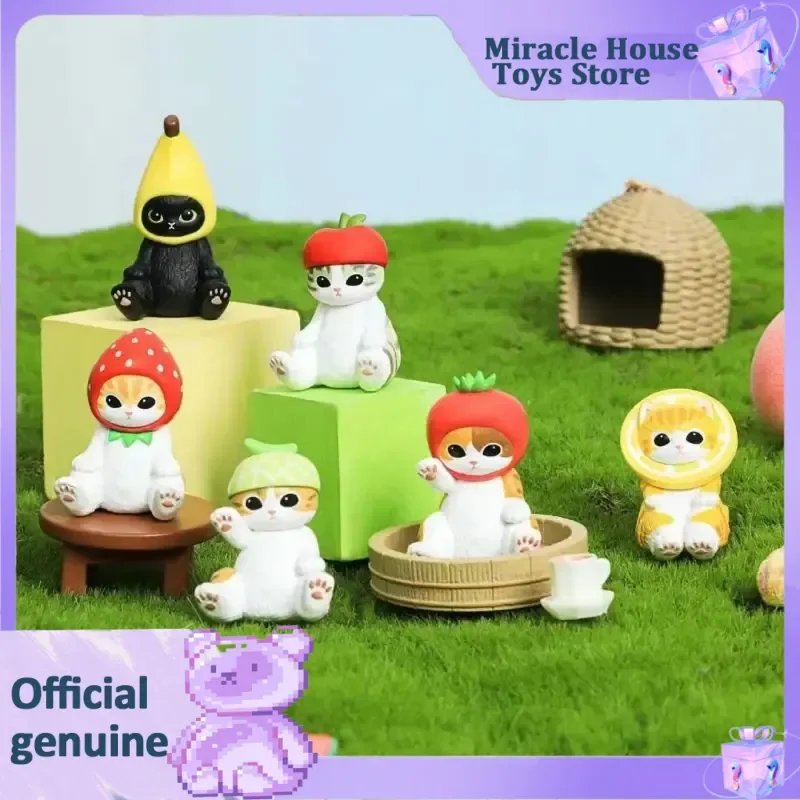 

The Second Generation Of Genuine Fusandi Cat Blind Bag Figurine 2 Rounds Of Blind Box Mini And Cute Cute Shrimp Cat Figurine