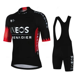 Cycling Jersey 2023 Pro Team Ineos Men Bicicleta Set Racing Bicycle Clothing Suit Breathable Mountain Bike Clothes Sportwears