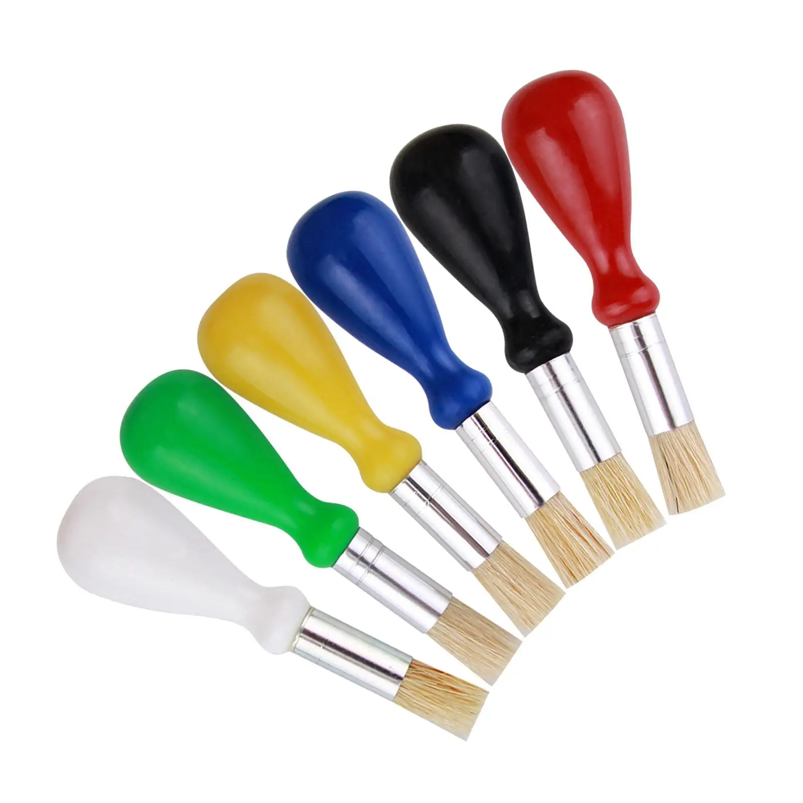 Art Paint Brush Set Acrylic Watercolor Oil Painting Nylon Bristle Wood Handle Professional Drawing Supplies for Artists Adults