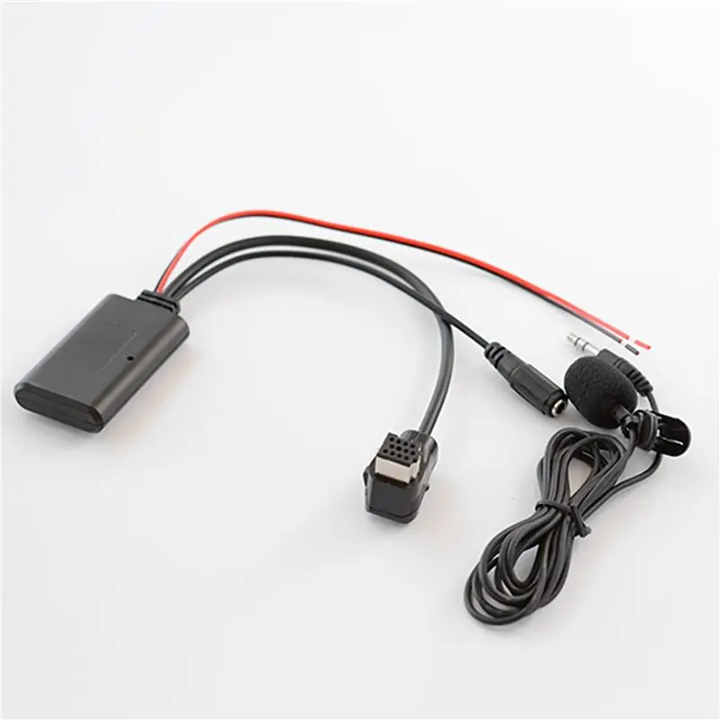 2X Car Bluetooth 5.0 Aux Cable Microphone Handsfree Mobile Phone Free Calling Adapter For Pioneer Radio IP-BUS P99 P01
