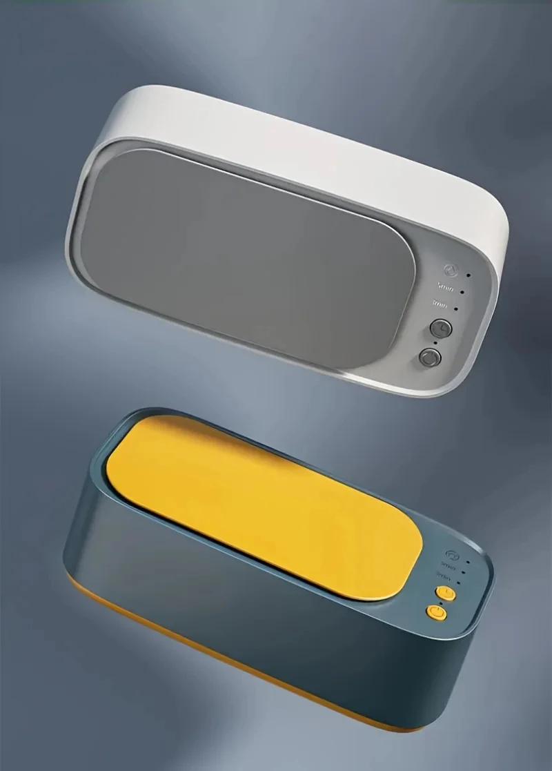 Detergenti per macchine per la pulizia ad ultrasuoni da 360 gradi 45KHZ multifunzione con lavello da 500ML per apparecchi ortodontici per occhiali pettine rasoio pennello per trucco